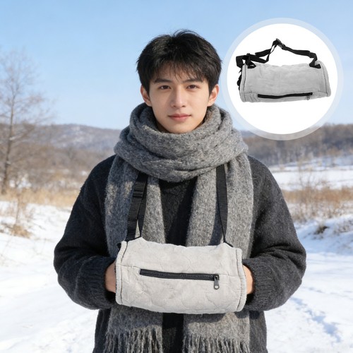 Light grey portable hand - grey,