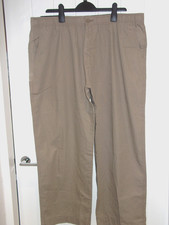 MENS BROWN COTTON TROUSERS