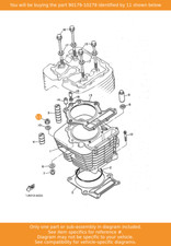 YAMAHA Nut, 90179-10279 OEM