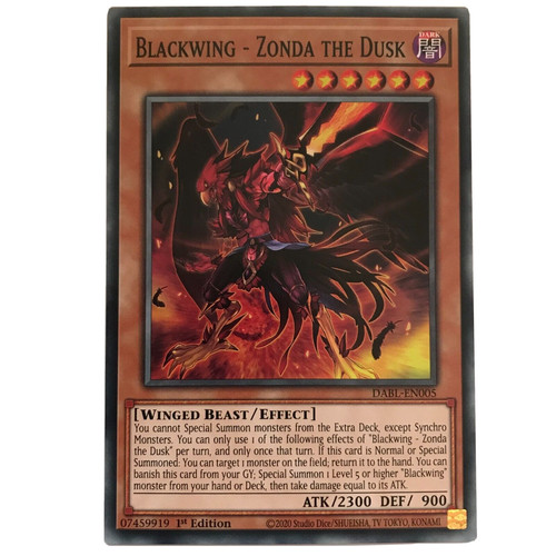 Blackwing zonda the dusk - blackwing,