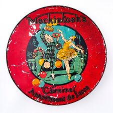 Mackintosh's Carnival Assortment de Luxe, 1930s Large Sweet Tin, 10" 4lb Candy