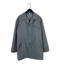 Dunn & Co Grey Woven Buttoned Over Coat Insulated - Size M