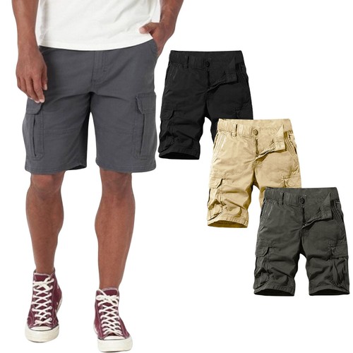 Mens cargo shorts plain - mens,
