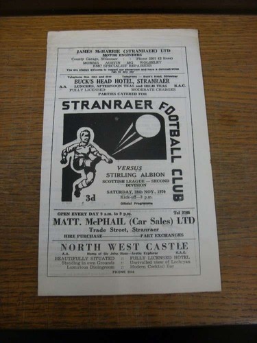1970 stranraer v - 28/11/1970,
