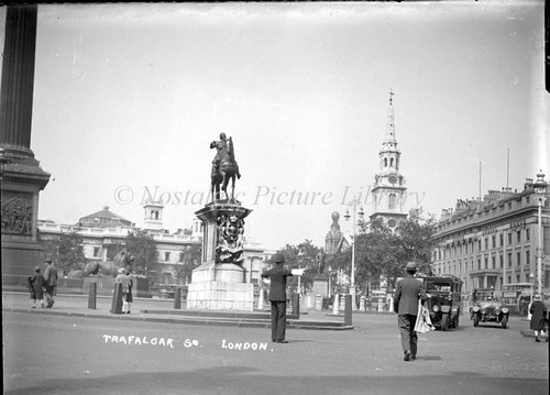 Antique glass negative - negative, of