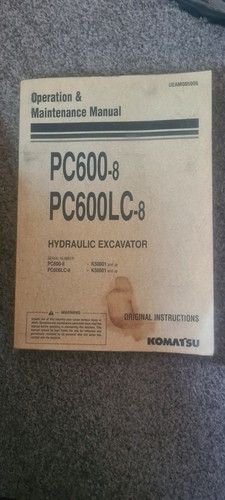 Hydraulic excavator pc600 8 - hydraulic, pc600-8