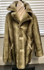 Lovely DENNIS BASSO Faux Fur REVERSIBLE Coat Sz Medium