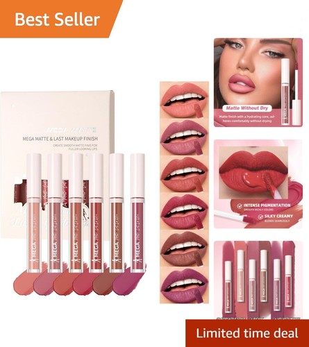 6pcs high pigment matte liquid - 6pcs,