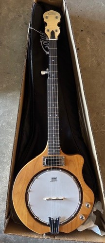 5string electric banjo maple - ,