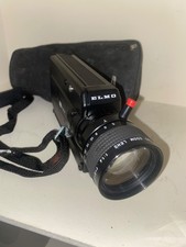 Vintage ELMO 614-XL CINE CAMERA Macro Super 8 Movie Film 8-48mm f1.4 Lens Retro
