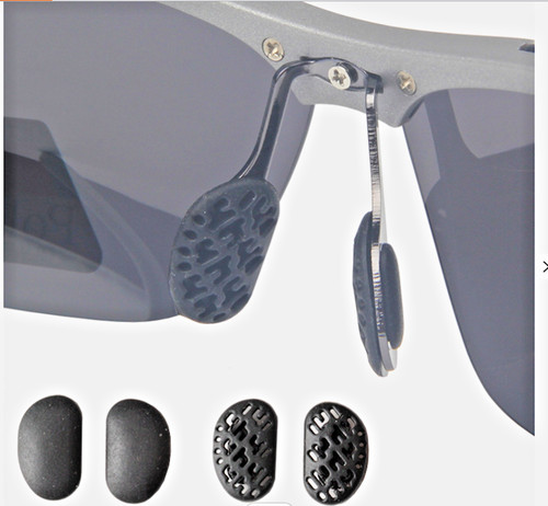 Eyeglasses nose pads - nose, push
