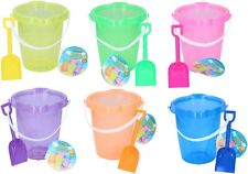 Kid's Bucket and Spade Holiday Seaside Beach Bucket Garden Sand Pit Toy Summer  