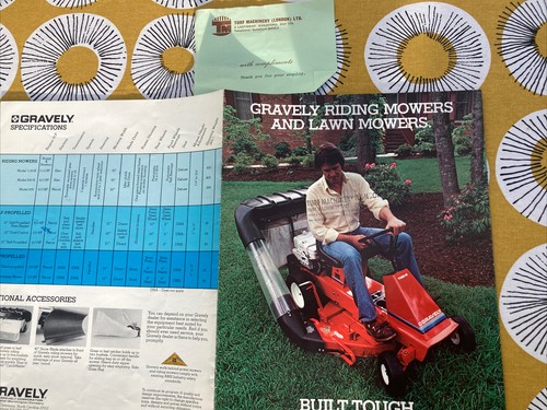 Gravely ride lawn mower - /,