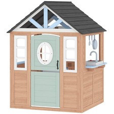 AIYAPLAY Wooden Playhouse for