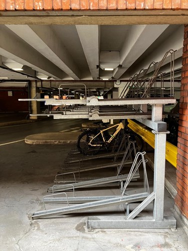 Tier bike rack galvanised - tier,