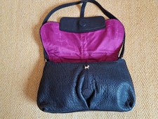 Radley Grosvenor Black Leather Shoulder Bag Excellent