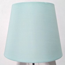 Litecraft Light Shade 23cm Tapered Easy Fit Table Lampshade - Duck Egg Clearance