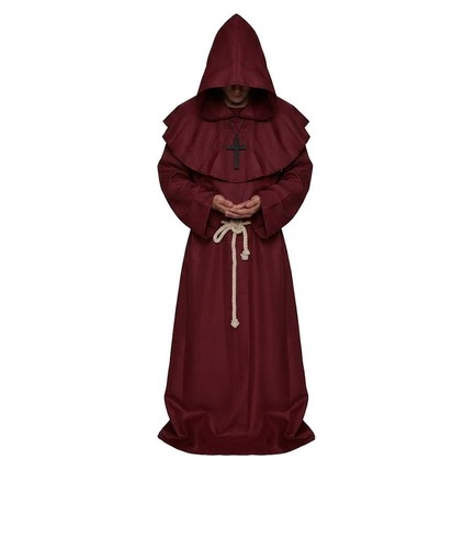 Medieval monk robe priest - monk,