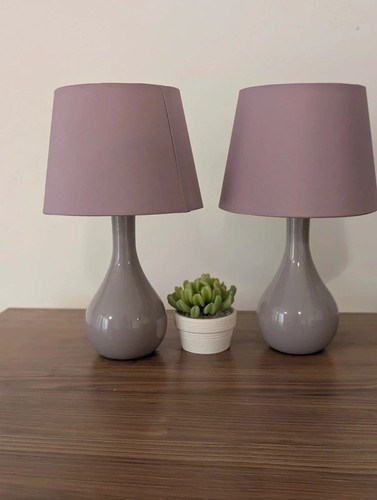 Pair dunelm ceramic table - ceramic,
