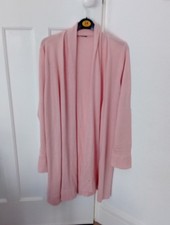 Ladies Baby Pink Open Cardigan