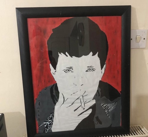 Ian curtis framed - ian, acrylic
