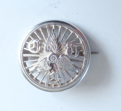 Antique silver cyclists - silver,