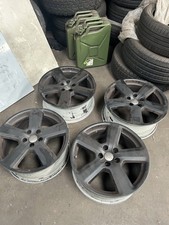 4X GENUINE AUDI A3 A4 VW T4 GOLF MK 6 7 8 TOURAN CADDY 18" ALLOY WHEELS