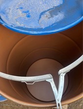 Large 210 Litre Open Top  metal UN Approved Food Storage Keg Barrel