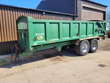 Bailey 14 Ton Tandem Axle Root Trailer On Flotation Tyres.
