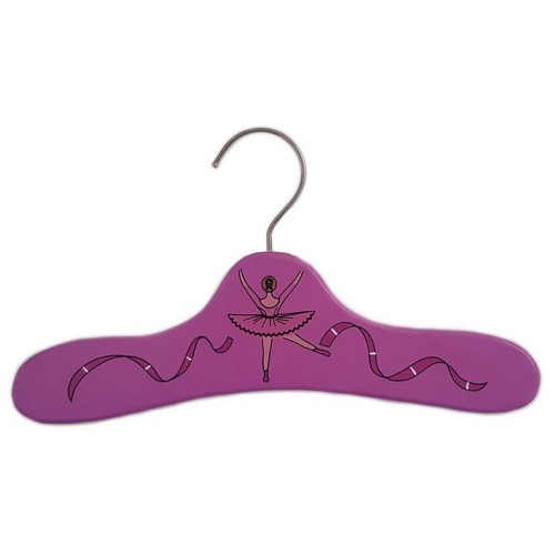 Kids wooden hanger - kids, pink