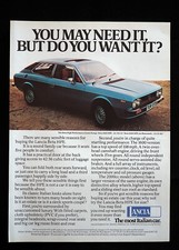Original Vintage 1977 Advert. Lancia Motors. Lancia Beta 2000 HPE