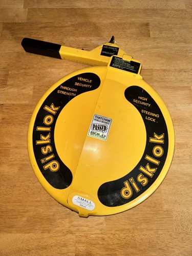 Disklok steering wheel lock - lock,