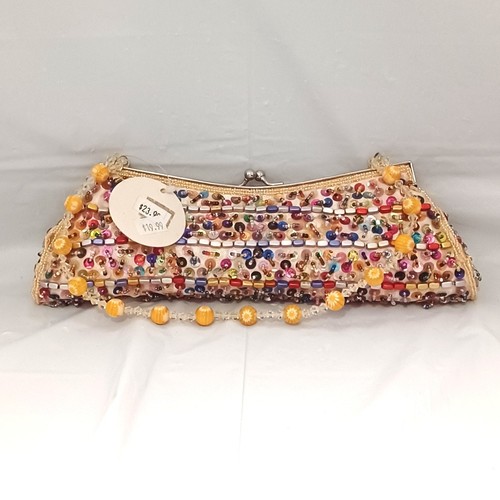 Vintage pink beaded - pink,