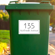 Personalised Recycling Wheelie