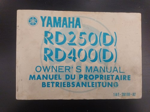 Yamaha rd250 rd400 - d, 1977