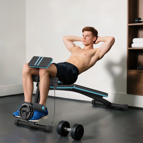 Homcom foldable weight - foldable, bench