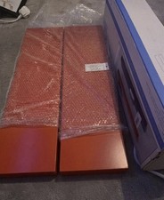 Set of 2 Red Floating Shelves