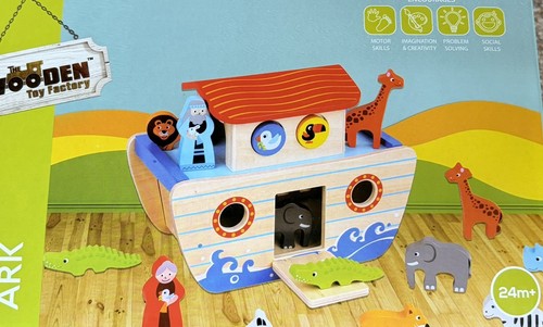 Wooden toy factory colourful - toy,