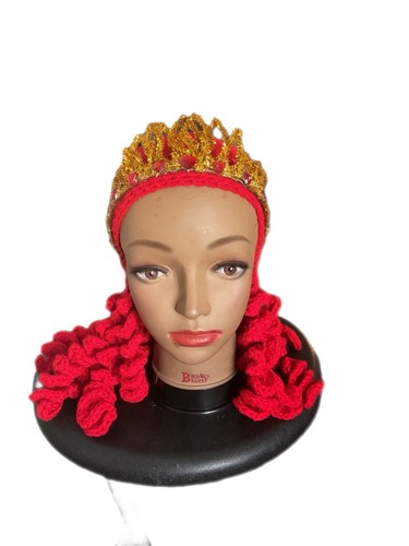 Queen hearts yarn wig - hearts,