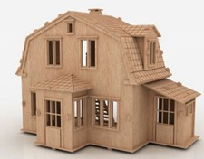 Wooden Miniature Dolls House