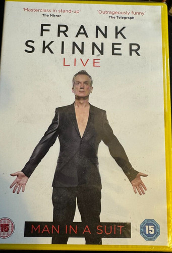 Frank skinner live man in - skinner,