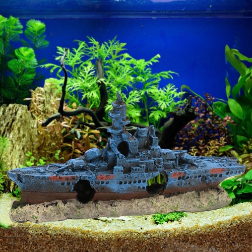 Aquarium decoration ship boat - aquarium,