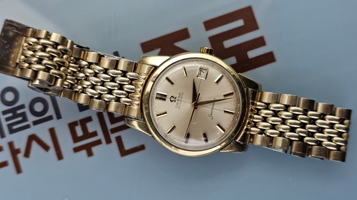 Omega seamaster gold dial - omega,