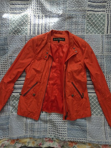 Creenstone orange biker