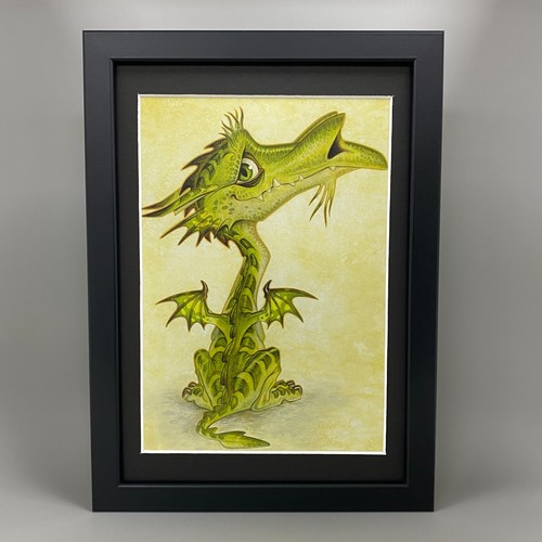 Errol framed art swamp dragon - swamp,