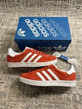 Size 9.5 - Adidas Originals Gazelle 85 Red White Archive Series 1st Edition