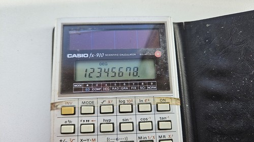 Vintage casio 910 solar - casio,