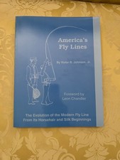 America's Fly Line book Silk Vintage Fishing Reel Fish