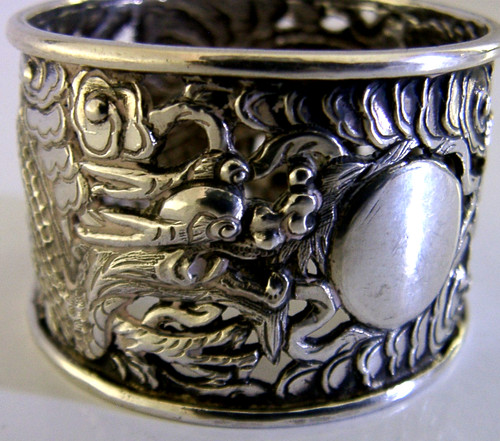 Chinese export silver - export, napkin