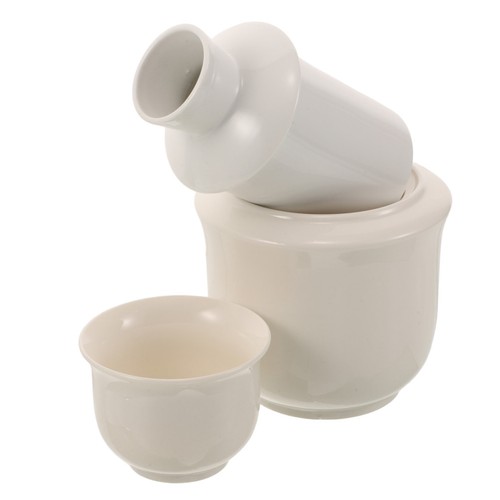 Set ceramic sake - set, with